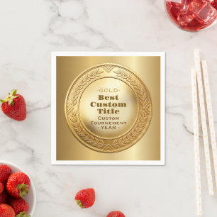 Medaille Aangepast 3D Realistisch Bewerkbaar Folie Servet