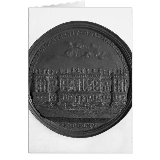 Médaille avec le design de Bernini pour le Louvre (Devant)