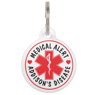 Médaille d'alerte médicale Maladie d'Addison pour 