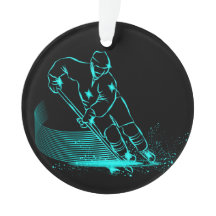 Médaille de hockey sur glace - deuxième version