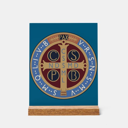 Médaille de saint Benoît (Recto)