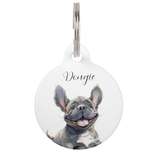 Médaille d'identification Bouledogue français (Devant)