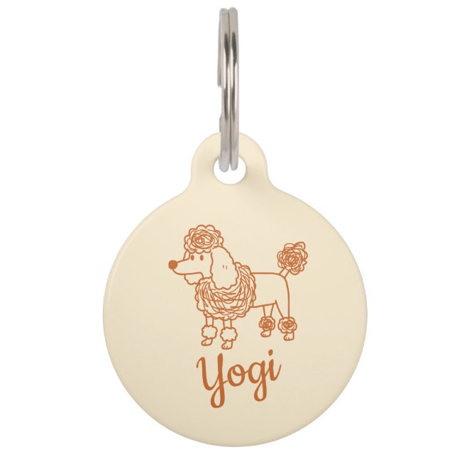 Médaille d'identification personnalisée pour chien (Devant)