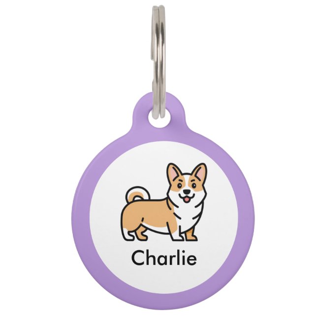 Médaille d'identification personnalisée pour chien (Devant)