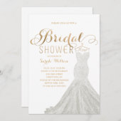 Médaille d'or| Invitation à la douche nuptiale (Devant / Derrière)