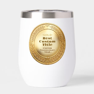 Médaille d'or réaliste 3D personnalisable et modif