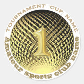 Médaille d'or, Sticker champion numéro un (Devant)