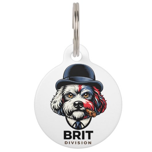 Médaille drôle pour chien Cockapoo | Médaille d'id (Devant)