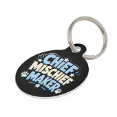 Médaille drôle pour chiens | Chef Fauteur de Troub (Côté )