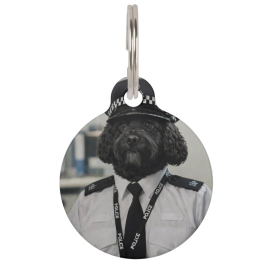 Médaille drôle pour Cockapoo chien de police (Devant)