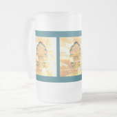 medaille in stijl matglas bierpul (Voorkant links)