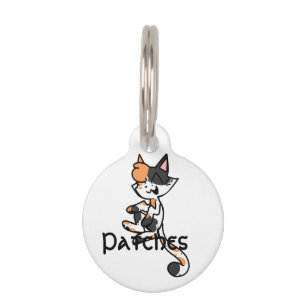 Médaille personnalisée pour chat calicot