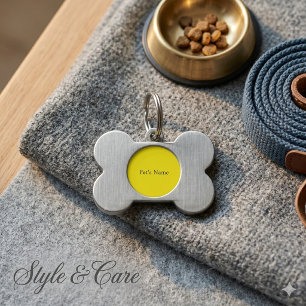 Médaille pour animal de compagnie avec nom personn