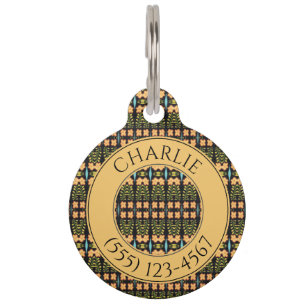 MÉDAILLE RONDE POUR ANIMAUX DE COMPAGNIE - Nocturn