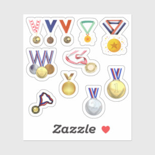 Medaille Stickers