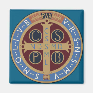 Medaille van de Heilige Benedictus Magneet