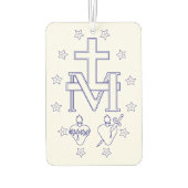 Medaille van Onze Lieve Vrouw van Genade Luchtverfrisser (Achterkant)