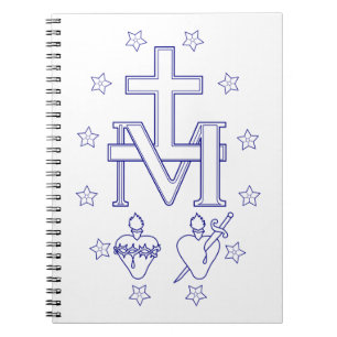 Medaille van Onze Lieve Vrouw van Genade Mirakel K Notitieboek