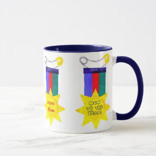 'Médailles de la mère' Ringer Mug