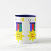 'Médailles de la mère' Ringer Mug (Centre)
