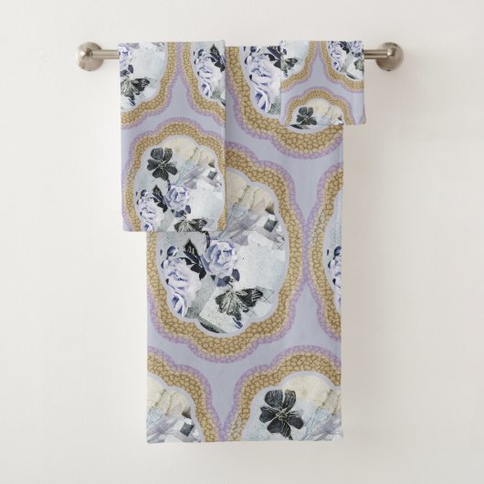 Médaillon Abstrait de fleurs (En situation)