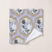 Médaillon Abstrait de fleurs (Gant de toilette)