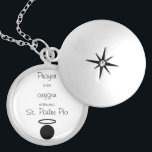 Médaillon Avec Fermoir Écluse de la cote Saint-Padre Pio<br><div class="desc">Écluse de la cote Saint-Padre Pio</div>