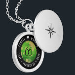Médaillon Avec Fermoir Élégant 66ème anniversaire de Mariage Titanite<br><div class="desc">Commémorez le 66ème anniversaire du mariage avec cet élégant emplacement! Elégant serif noir et sans serif lettrage avec vieux confettis hexagonal sur un arrière - plan vert inde ajouter une touche mémorable pour cette occasion spéciale et extraordinaire jalon. Customisez avec les noms du couple heureux, et les dates de leur...</div>
