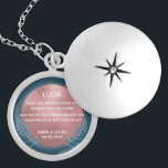 Médaillon Avec Fermoir Quelque chose d'ancien et bleu Bridesmaid rose or<br><div class="desc">Quelque chose de Vieux et Bleu cadeau de demoiselle d'honneur. Vous êtes invités à visiter mon magasin pour des produits plus beaux.</div>