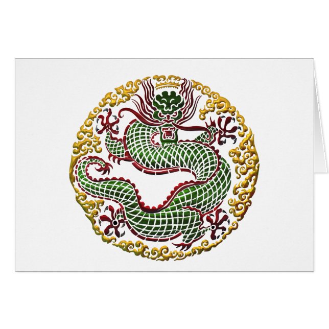 Médaillon de dragon (Devant horizontal)