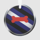 MÉDAILLON DE FIERTÉ DE JEU DE CHIOT (dos)