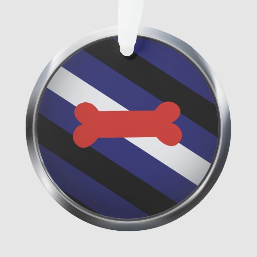 MÉDAILLON DE FIERTÉ DE JEU DE CHIOT (devant)