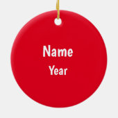 Médaillon de l'homme Moonshiner Ornement de Noël (Dos)