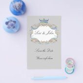 Medaillon met kroon Flyer Aankondiging (Enkel)