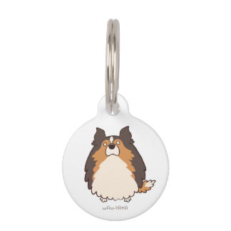 MÉDAILLON POUR ANIMAUX シェルティ「シェルたま」<名前・電話番号>
