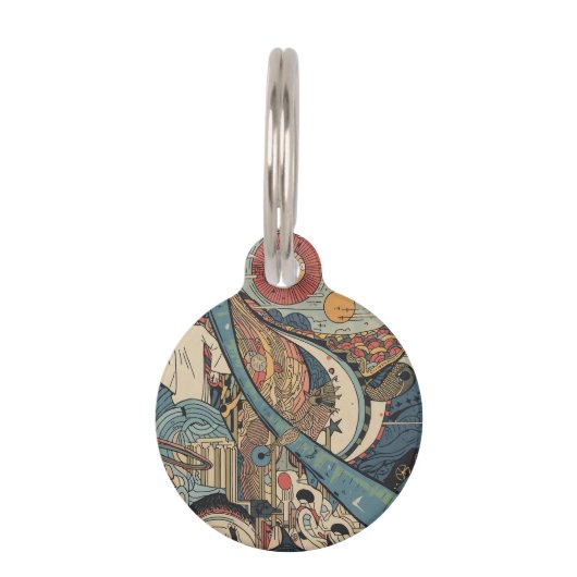 MÉDAILLON POUR ANIMAUX 夢現ノ浮世・アバンギャルド江戸絵巻 (Devant)