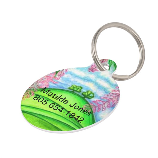 Médaillon Pour Animaux 2 Arbres (Côté )