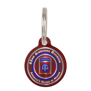 Médaillon Pour Animaux 82e division aéroportée Garde d’honneur des É