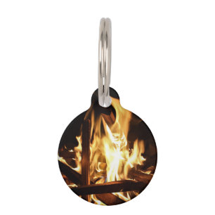 Médaillon Pour Animaux A travers les flammes