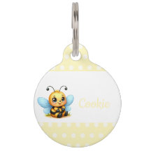 Abeille mignonne avec Poka Jaune points personnali