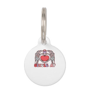 Médaillon Pour Animaux Af Skeleton Mains Valentines Classic
