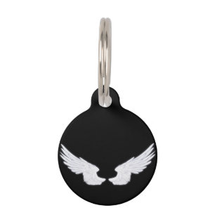 Médaillon Pour Animaux Ailes blanches d'ange de Falln