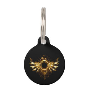 Médaillon Pour Animaux Ailes steampunk