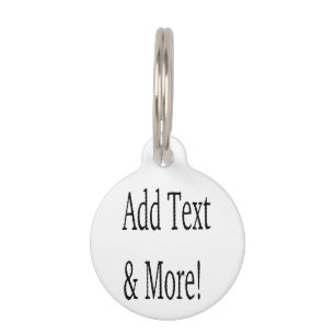 Médaillon Pour Animaux Ajouter du texte et plus ! Customisez votre propre