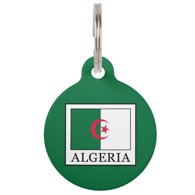 Médaillon Pour Animaux Algérie (Devant)