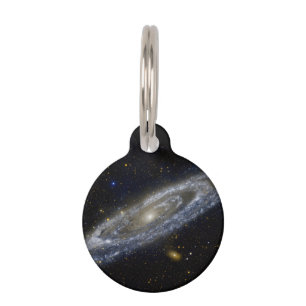 Médaillon Pour Animaux Andromède galaxie laiteuse façon cosmos univers
