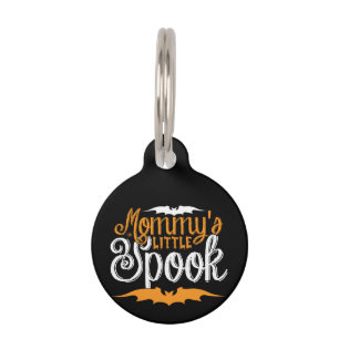 Médaillon Pour Animaux Anniversaire de Halloween Mommys Little Spock