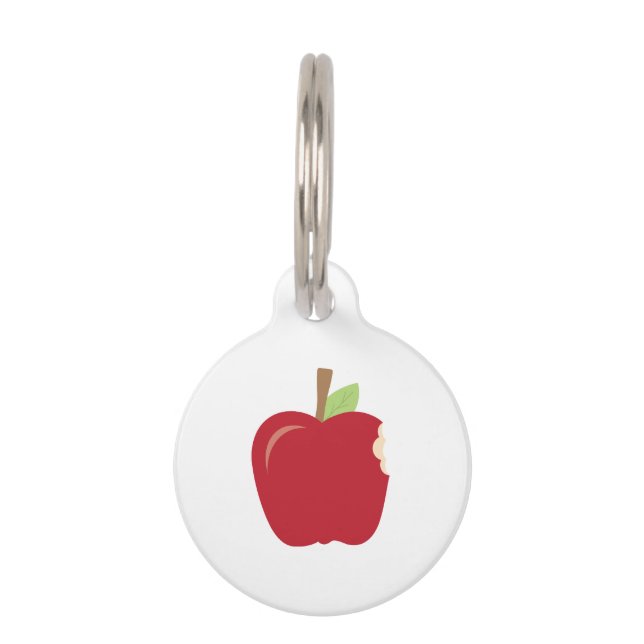 Médaillon Pour Animaux Apple (Devant)