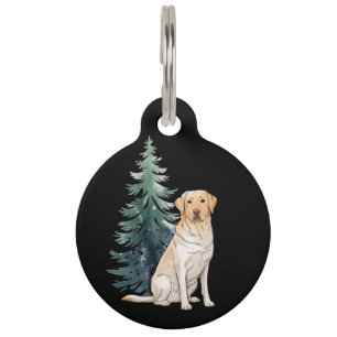 Médaillon Pour Animaux Arbre de Noël de fête de chien amateur de chien No