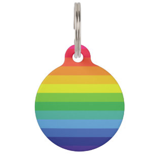 Médaillon Pour Animaux Arc-en-ciel